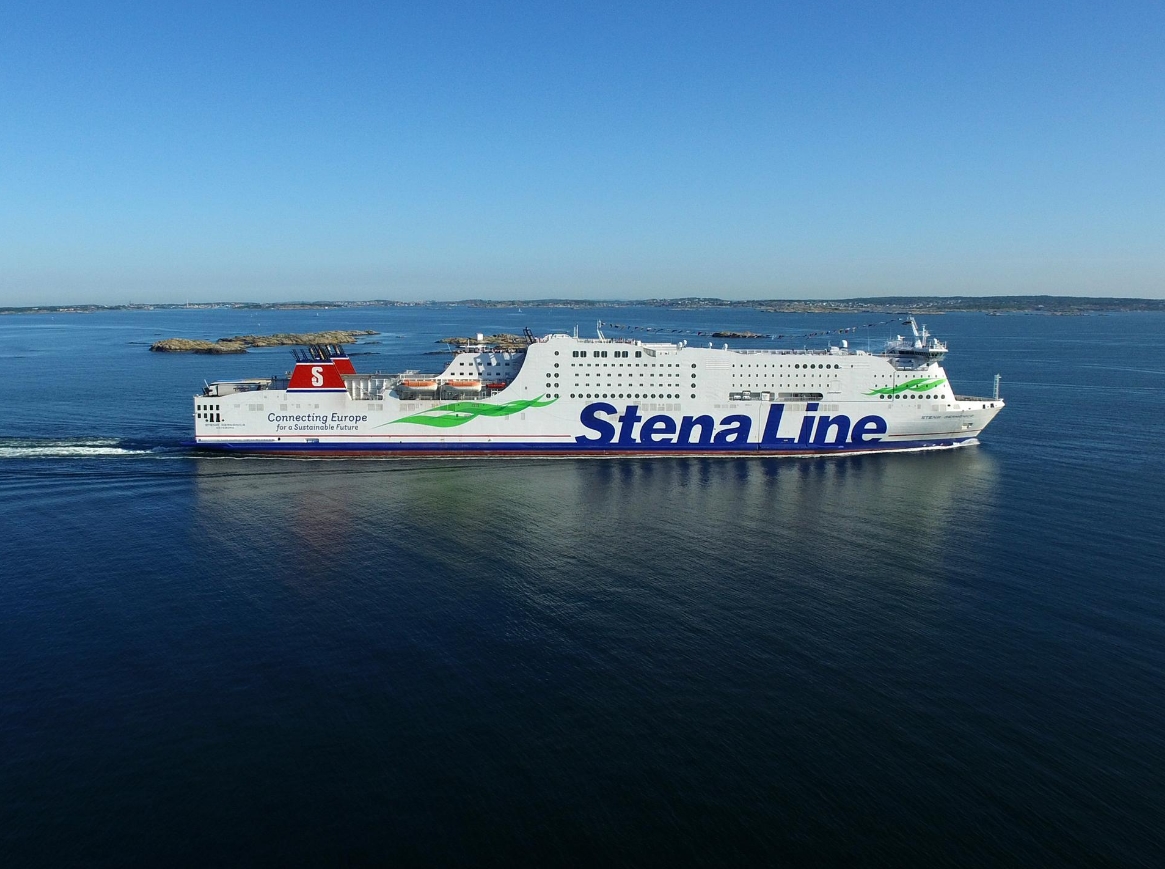 Stena Line achieves another world first using recycled methanol to power the ferry Stena Germanica