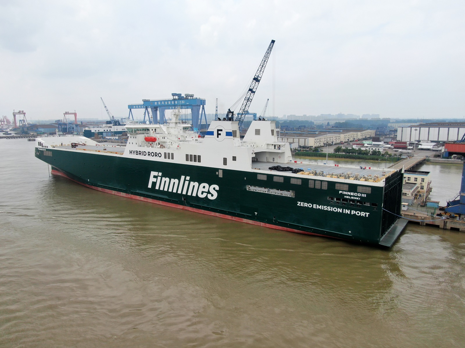 The Third Hybrid Ro ro Vessel Delivered To Finnlines VesselFinder